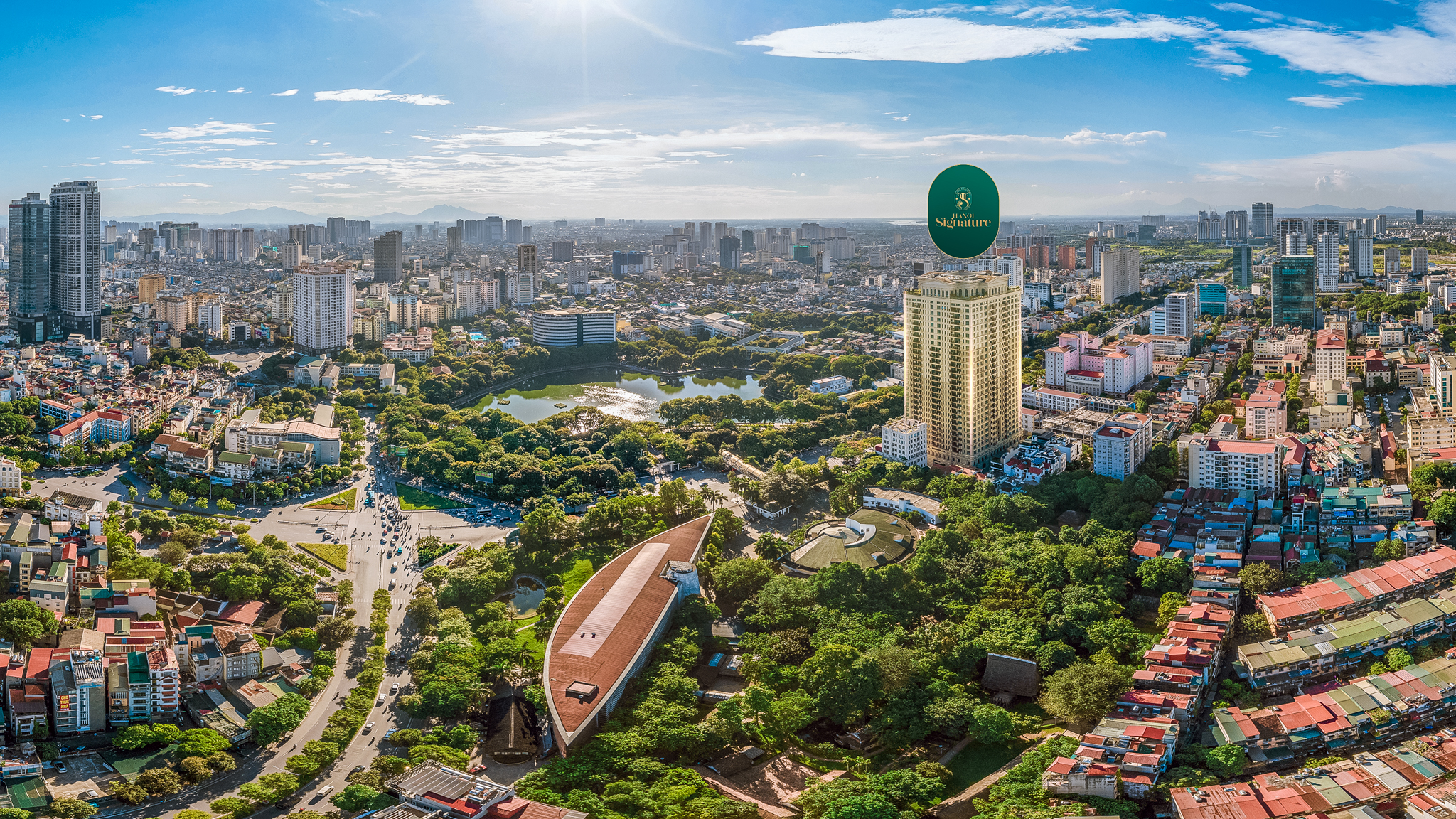 View tòa chung cư cao cấp Hanoi Signature